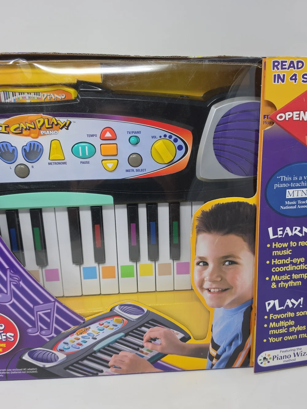 Fisher-Price I Can Play! Piano - Purple, Yellow, Black, White, Green, Blue